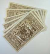 10 Consecutive 1910 Reprint 1918-22 Germany 1,000 Marks Reichsbanknote