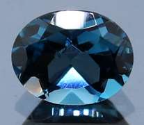 Top London blue 2.51ct 7x9mm Brazilian Topaz