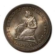 Gem BU Plus 1893 Isabella Quarter