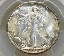 1945-S Walker Half Dollar PCGS MS-65, full GEM