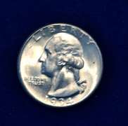1934 D UNC  25 C