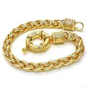 Beautiful 18kt Gold Plated Bracelet- Greek Key Design