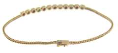 Great Yellow Gold Ruby and Diamond Bracelet