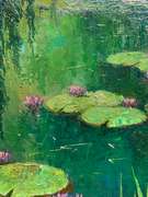 Monet Inspired Pond Painting