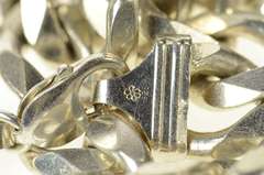 Sterling Silver 16.8mm Curb Chain Thick Heavy Cuban Link Necklace