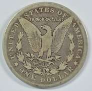 Scarce 1878-CC Morgan Silver Dollar. Key 'CC'