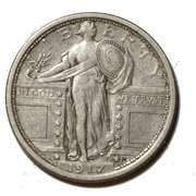 1917 Type 1 Standing Liberty Quarter