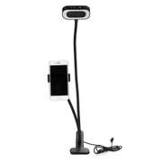 Cell Phone Holder with LED Selfie Ring Light