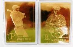2 -22KT Gold Foil Baseball Cards