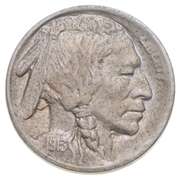 1913-S Indian Head Buffalo Nickel - Type 2