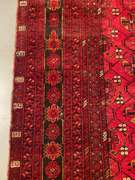 EXQUISITE VINTAGE AFGHAN RUG 5'.2"X6'.6"