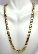 Unmatched Yellow Gold Curb Link Station Necklace