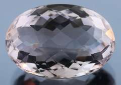 Substantial 21ct whisper pink checker top Amethyst