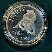 Special 1995 Civil War 3-pc Proof Set with $5 Gold