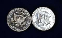 Lot of 2 1965 SMS 40 % Half Dollars BU