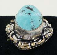 Silver and Natural Stone Rings