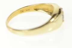 10K Yellow Gold Round Classic Solitaire Men's Wedding Ring