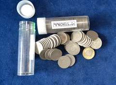 Lot Of 80 Full Rim  V Nickels
