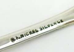 4 Nickel Silver Strawberry Forks