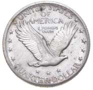 1917-S Standing Liberty Quarter - Type 1 - Cleaned