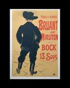 Toulouse Lautrec, Bruant Au Mirliton' Vintage Lithograph