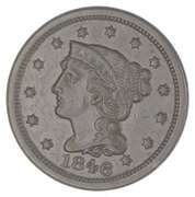 1846 Braided Hair Large Cent - Small Date