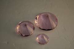 Trio Diamonds Crystal Pink