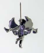Sterling Silver Judith Jack Marcasite Angel Pin