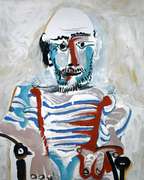 Pablo Picasso, Seated Man