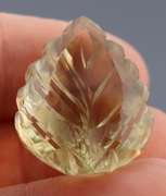 Simply gorgeous 41.85ct champagne Quartz carving