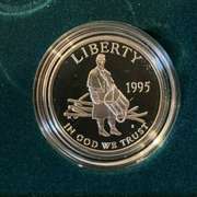 Special 1995 Civil War 3-pc Proof Set with $5 Gold