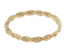 Simple Yellow Gold Twisted Rope Band