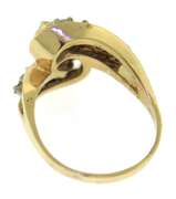 Gorgeous 14kt Yellow Gold 0.80ctw Diamond Swirl Ring
