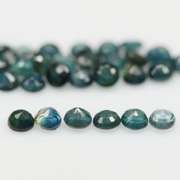 Multi-hue 6.48ct natural blue Sapphire set