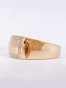 High Quality 14kt Solid Yellow Gold Men's Diamond Band Ring