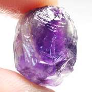 Large 16.80ct untreated uncut Amethyst