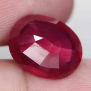 Stunning 6.69ct top imperial red Ruby center stone