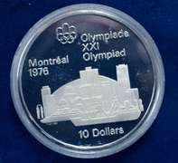 1973 Canada Proof 10 Dollars Montreal Skyline