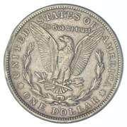 1921-S Morgan Silver Dollar - Planchet Clip Error