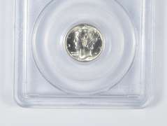 MS67 FB 1943-D Mercury Silver Dime - CAC - Graded PCGS