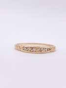 14kt Gold Diamond Band Ring