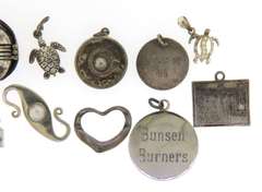 Vintage Group Lot of Sterling Silver Charms