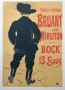 Toulouse Lautrec, Bruant Au Mirliton' Vintage Lithograph