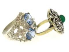 Group of 2 Sterling Silver Rings