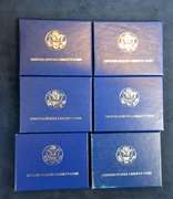 Lot OF 6 Commemorative Liberty Coins