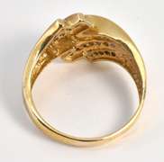 Sparkling Channel Set Diamond Ring