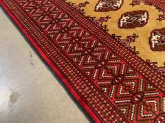 PERSIAN TURKOMAN RUG 3'.5"X 4'.9"
