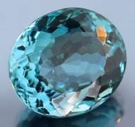 Vivid! 31.73ct blue green Hydrothermal Amethyst