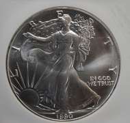 1990 NGC MS 69 Silver Eagle