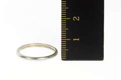 Platinum 2.0mm Classic Simple Rounded Wedding Band Ring